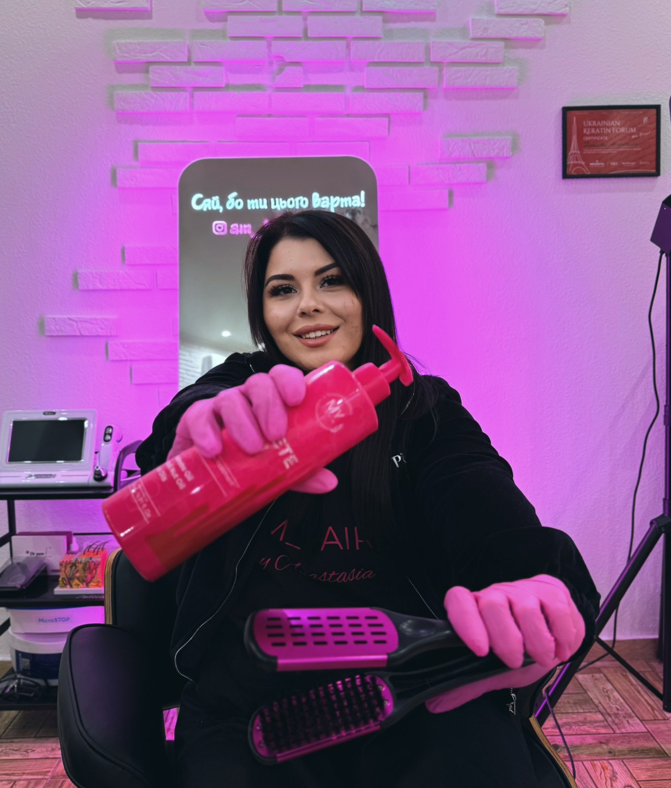 Результат догляду за волоссям